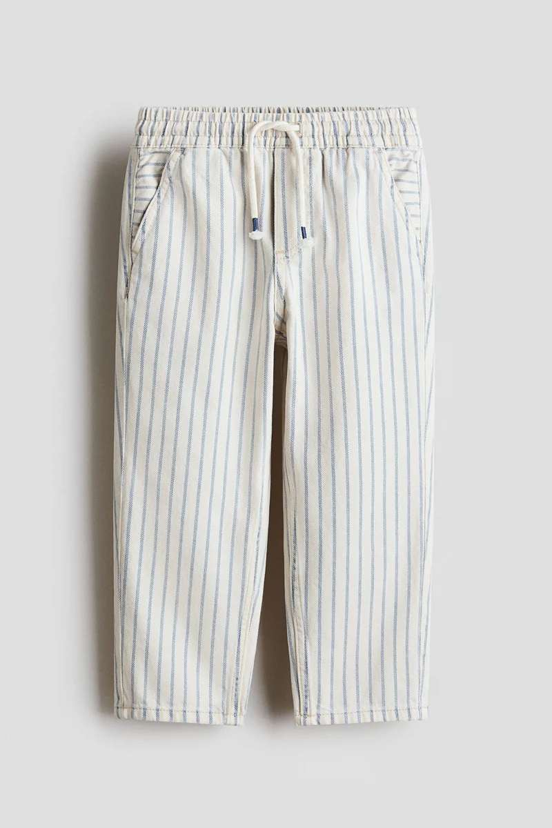 اتش اند ام بنطلون سهل الارتداء من التويل